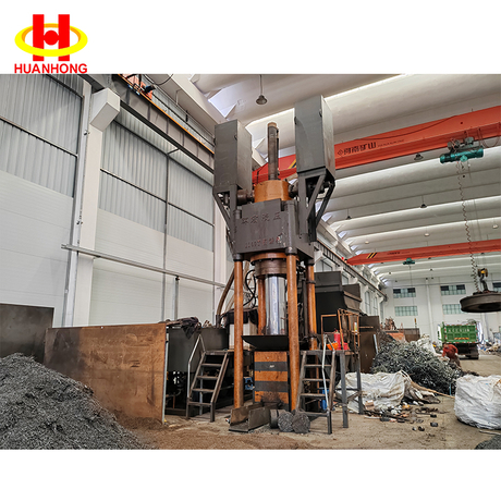 Y83-1100 Mesin Briket Cip Logam Scrap Menegak