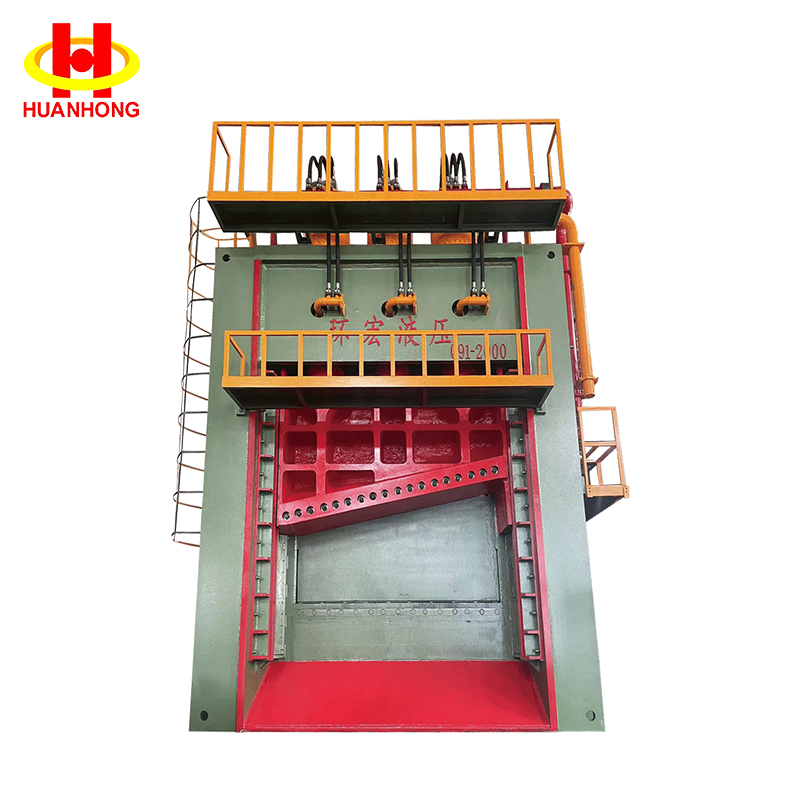 የሃይድሮሊክ ከባድ-ተረኛ ቁራጭ Rebar I-beam ብረት ቧንቧ መላጨት ብረት ጋንትሪ Shear