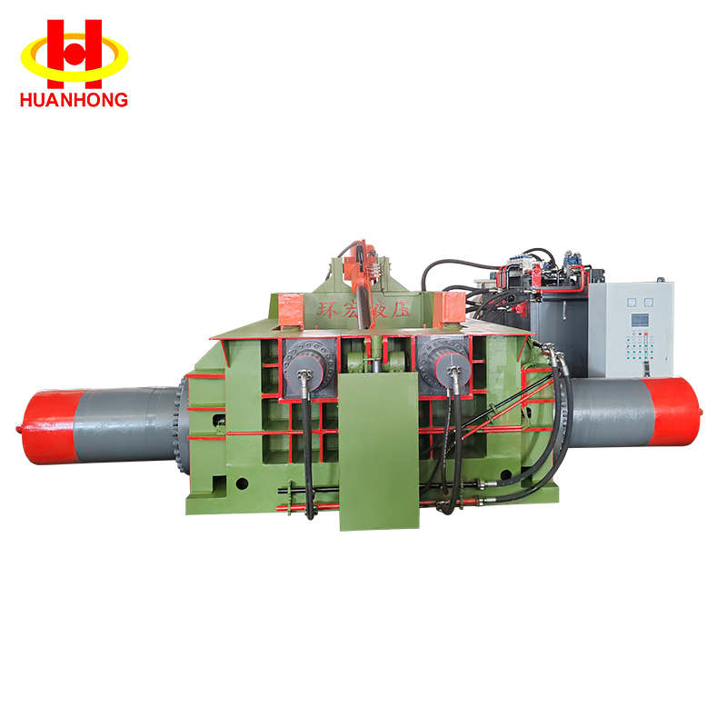 500 တန် ဟိုက်ဒရောလစ် အပိုင်းအစ သတ္တု Baling ဖိစက်