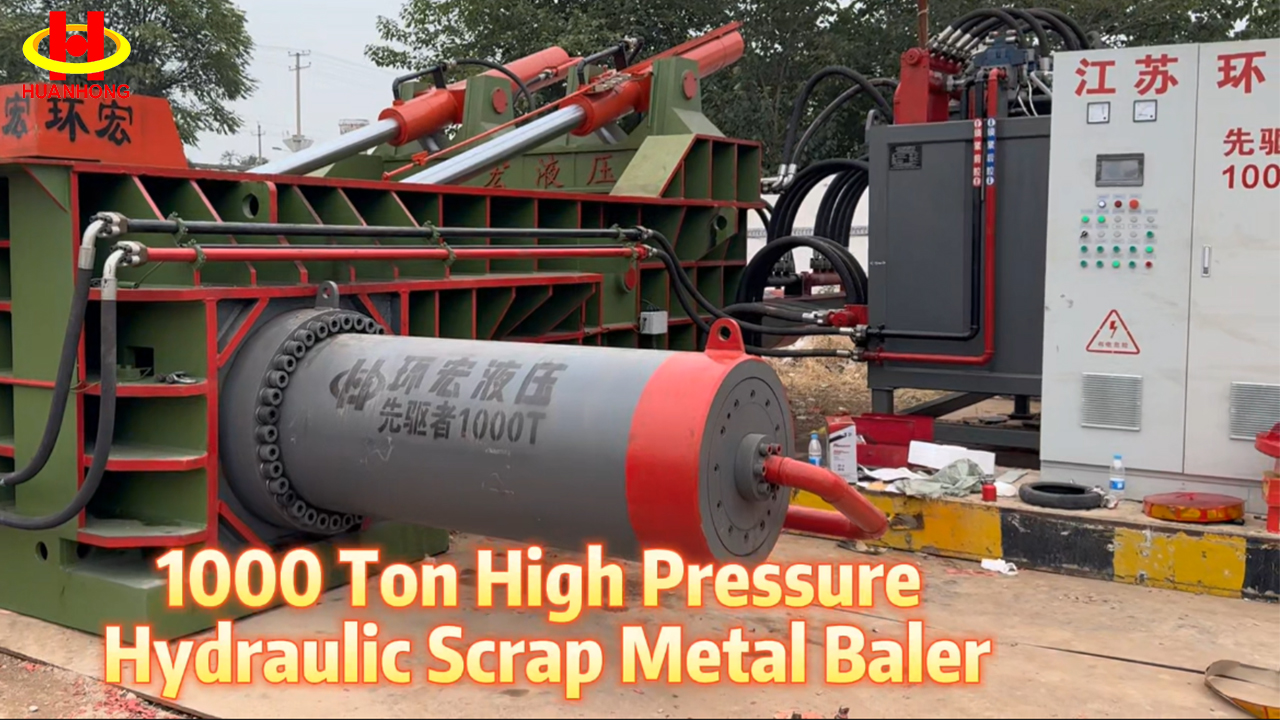 1000 ton hogedruk metalen baler