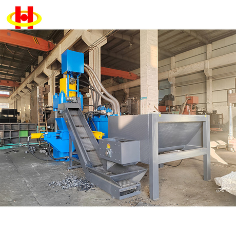 Machine hydraulique &agrave; haute densit&eacute; verticale de briquette de copeaux de ferraille de 500 tonnes