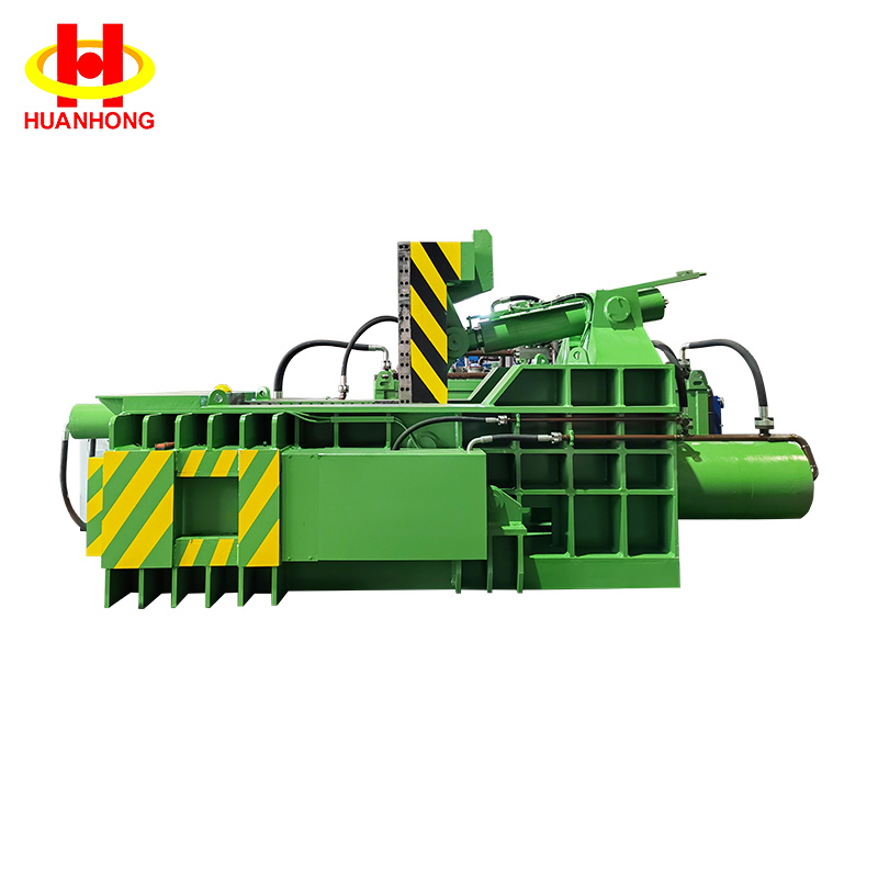 เครื่องอัดไฮดรอลิกรีไซเคิลเศษโลหะความหนาแน่นสูง 630 ตัน