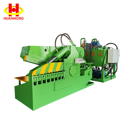 เศษเหล็กไฮดรอลิก 400 ตันแผ่นโลหะจระเข้เฉือน