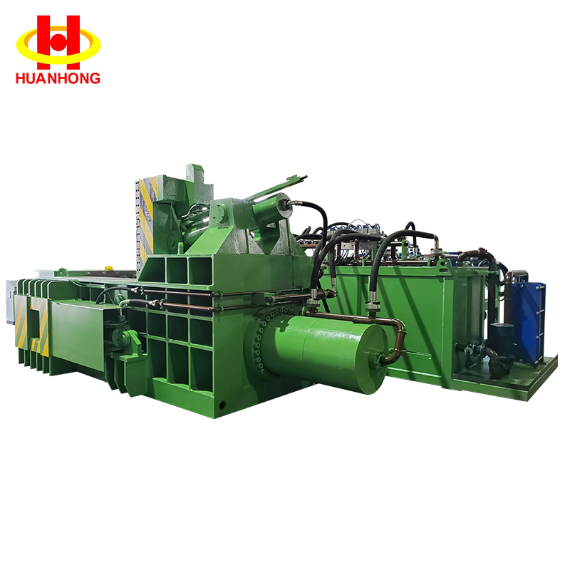 630 ton hydraulisk ballepresser til genbrug af metalskrot med h&oslash;j densitet