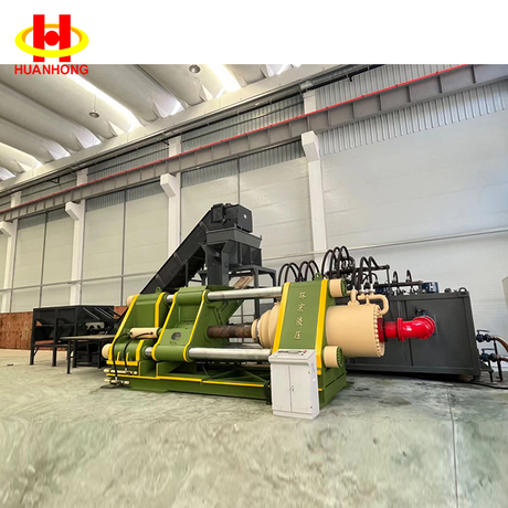 Pozioma maszyna do brykietowania metalu ze złomu wieprzowego