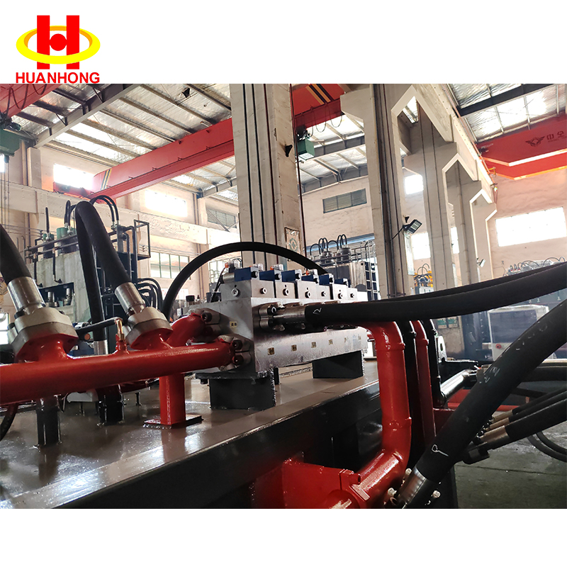 צילינדר ראשי כפול הידראולי גרוטאות מתכת פסולת באלינג לחץ מכבש