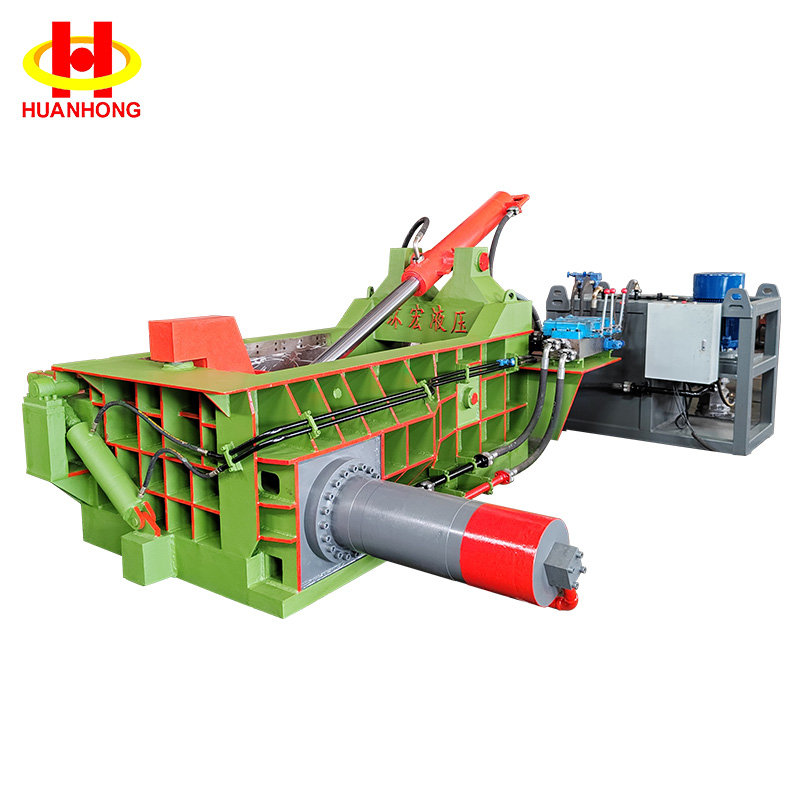 160-tonov&yacute; automatick&yacute; lis na lisovanie kovov&eacute;ho šrotu z lisu na oceľov&eacute; bal&iacute;ky